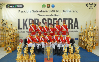 Paskibra SMK Ulil Albab Juara 1 LKBB SPECTRA