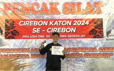 SMK ULIL ALBAB CIREBON MERAIH 5 MEDALI DI KEJUARAAN PENCAK SILAT CIREBON KATON 2024